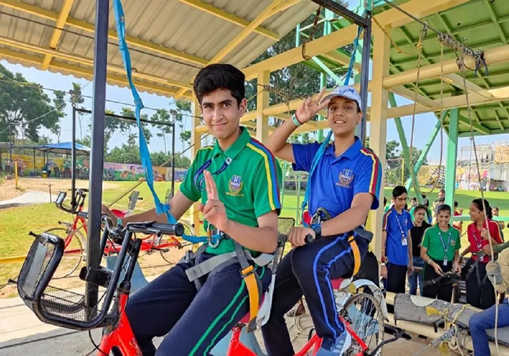 Rangmanch Farms rides and entertainment zone